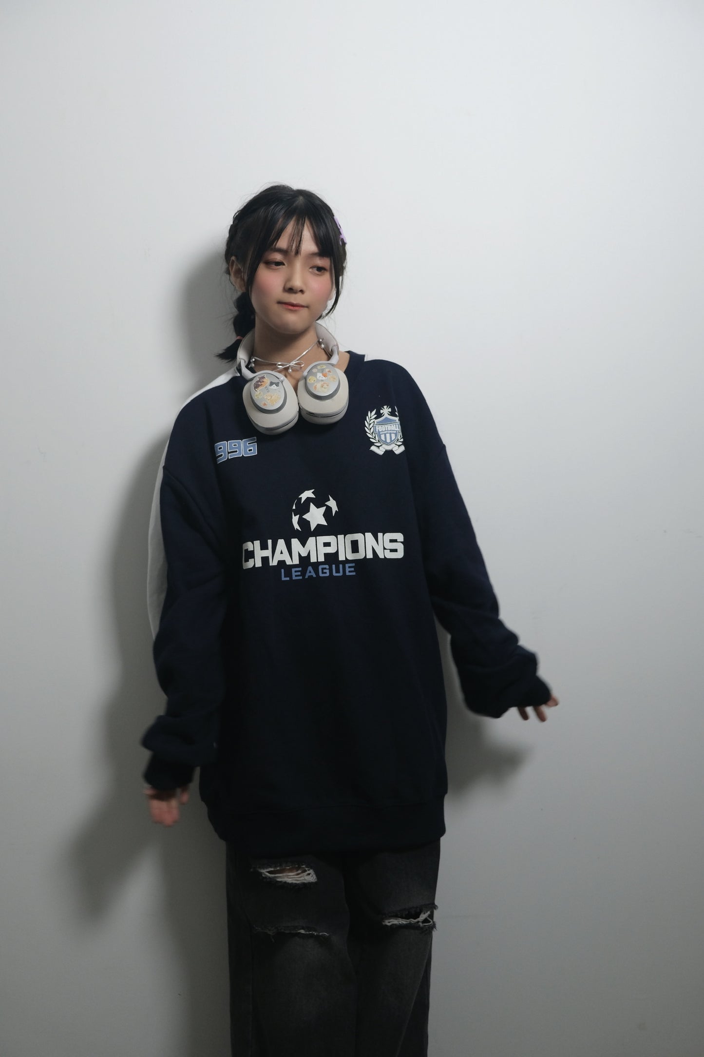 S713 two-color sweatshirt
