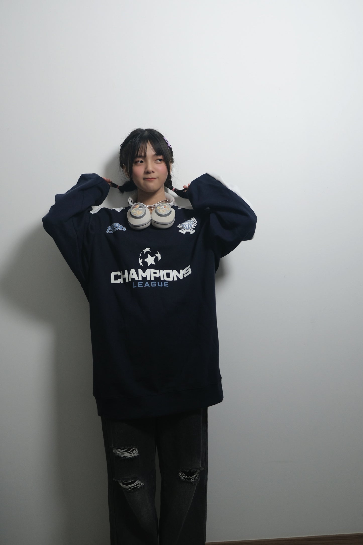 S713 two-color sweatshirt