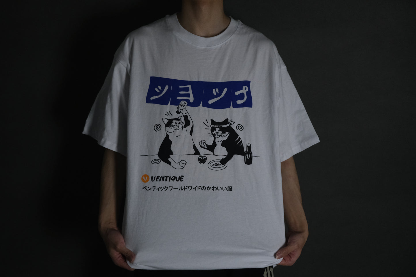 S704 貓貓圖案T恤