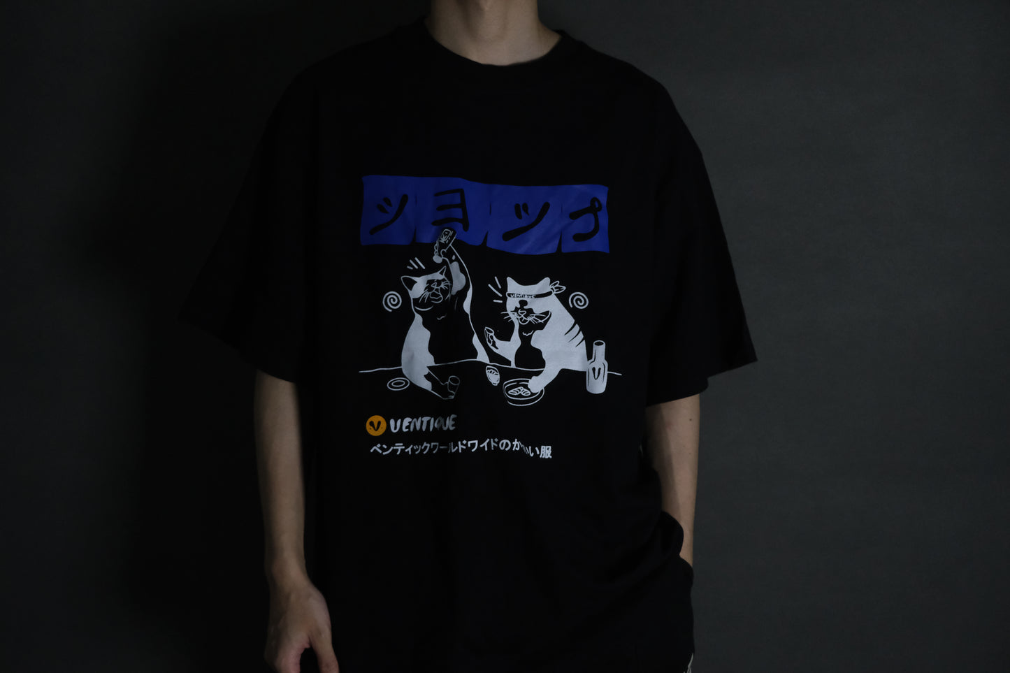 S704 貓貓圖案T恤