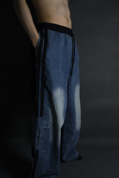 S719 Denim and sports trousers