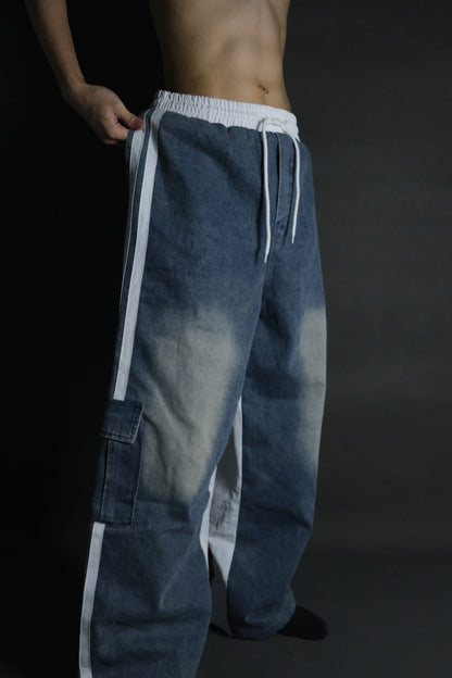 S719 Denim and sports trousers